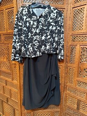 Dressbarn Collection 2-Piece Dress & Jacket Set – Size 20